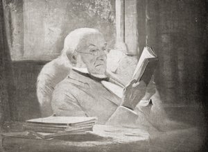 William Ewart Gladstone (1809-98) dans la vieillesse, illustration de 