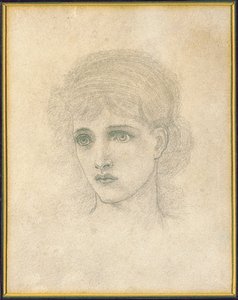 Tête de femme - John Melhuish Strudwick