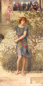Mon Bien-Aimé est descendu dans son jardin, du Cantique des Cantiques - John Melhuish Strudwick