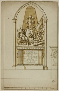 Conception pour un monument funéraire non exécuté pour le premier duc de Marlborough