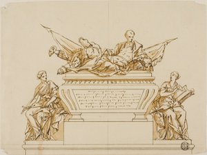 Projet Non Réalisé pour le Monument au Premier Duc de Marlborough