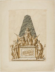 Projet non exécuté pour le monument au premier duc de Marlborough