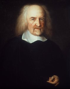 Portrait de Thomas Hobbes. Philosophe anglais. (1588-1679)