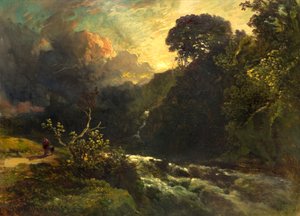 Rivière en crue - John Milne Donald