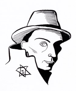 Felix Nussbaum, caricature - John Minnion