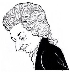 Wolfgang Amadeus Mozart - caricature - John Minnion