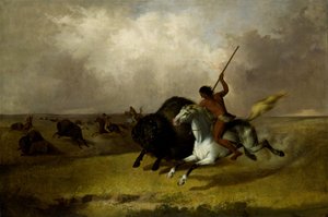 Chasse au bison dans les prairies du sud-ouest - John Mix Stanley