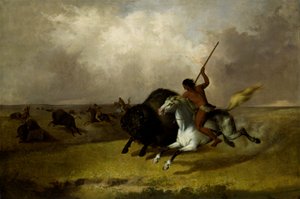 Chasse au bison dans les prairies du sud-ouest - John Mix Stanley