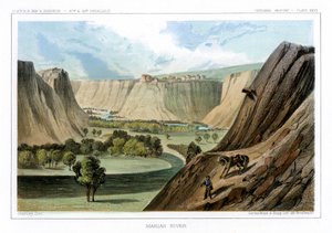 La rivière Marias, Montana, États-Unis, 1856