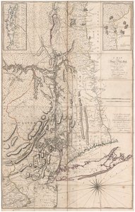 Carte de la province de New York par le capitaine Montresor - John Montresor