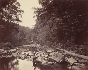 Le ruisseau Wissahickon près de Philadelphie, vers 1863