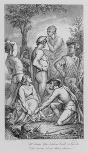 Robert Burns : La Sainte Foire (gravure) - John Moyr (attr.to) Smith