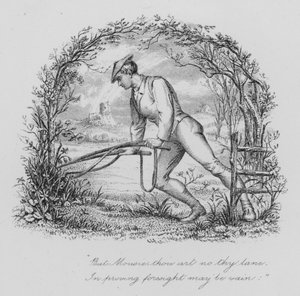 Robert Burns : À une souris (gravure) - John Moyr (attr.to) Smith