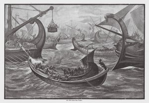 Un combat maritime à l