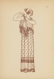 Costume féminin grec ancien - John Moyr Smith