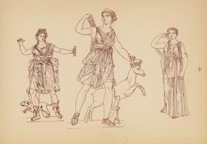 Costume féminin grec ancien - John Moyr Smith