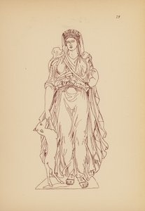 Costume féminin grec ancien - John Moyr Smith
