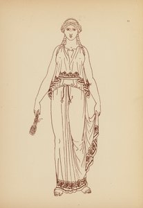 Costume féminin grec ancien - John Moyr Smith