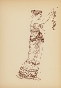 Costume féminin grec ancien - John Moyr Smith
