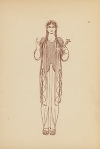 Costume féminin grec ancien - John Moyr Smith