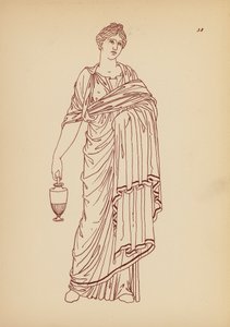 Costume féminin grec ancien - John Moyr Smith