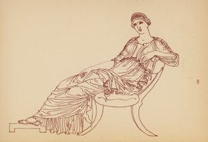 Costume féminin grec ancien - John Moyr Smith
