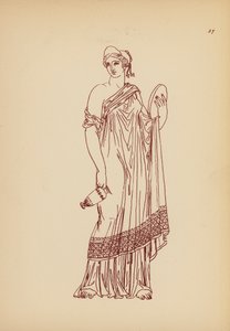 Costume féminin grec ancien - John Moyr Smith