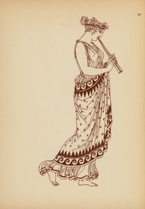 Costume féminin grec ancien - John Moyr Smith