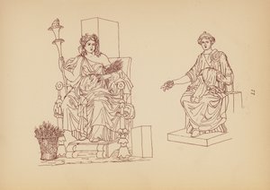 Costume féminin de la Grèce antique - John Moyr Smith