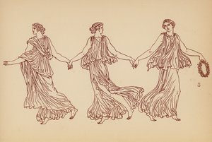 Ancien costume féminin grec - John Moyr Smith