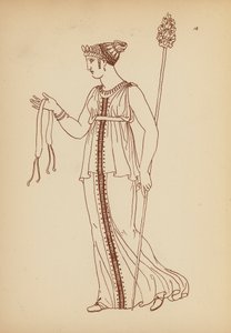 Costume Féminin de la Grèce Antique - John Moyr Smith