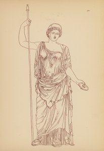 Costume féminin grec ancien - John Moyr Smith