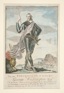 Le véritable portrait de son Excellence George Washington Esqr. en costume romain - John Norman