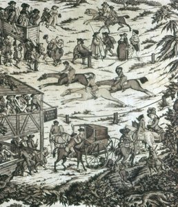 Courses de chevaux à l
