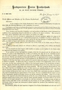 Lettre circulaire de John O