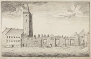 St Andrews Délinéé - Chapelle du Collège St Leonards St Andrews