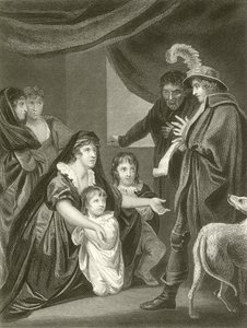 Lady Elizabeth Gray suppliant Édouard IV de protéger ses enfants - John Opie