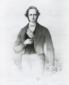 Portrait de Henry John Temple (1784-1865) Lord Palmerston, gravé par Collette - John Partridge