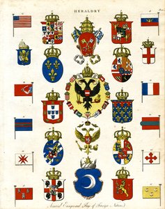 Enseignes et drapeaux armoriés des nations étrangères - John Pass