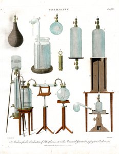 Instruments de laboratoire de chimie et gazomètres - John Pass