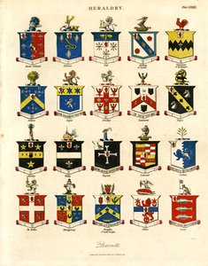 Armoiries des baronnets britanniques;Planche LXXXIX - John Pass