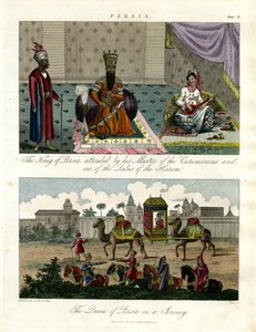 Scènes de Perse - Vie de cour et procession royale - John Pass