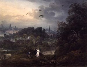 Vue de Shrewsbury depuis le Nord - John Pearson