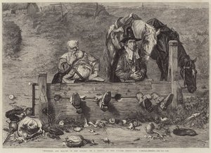 Hudibras et Ralpho dans les stocks - John Pettie