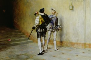 Le commencement de la querelle - John Pettie