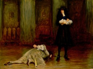 Le duc de Monmouth implorant sa vie devant Jacques II