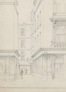 Cranbourne Alley depuis Cranbourne Street en direction de Bear Street - John Phillipp Emslie