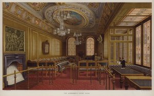 La salle du tribunal des échevins. Guildhall, Londres - John Phillipp Emslie