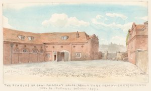 Les écuries de la maison du général Fairfax, High Street, Putney, 1887 - John Phillipp Emslie