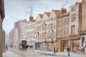 Fetter Lane, City de Londres, vers 1875